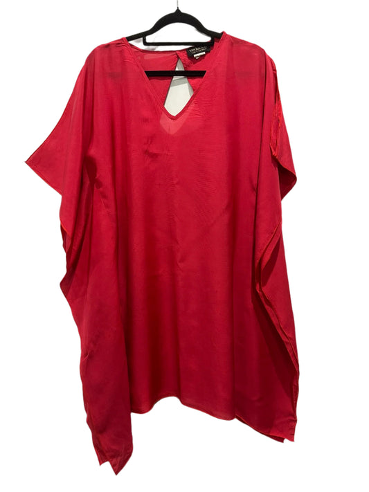 Veducci – Pink/Red Kaftan Tunic Dress (or top)