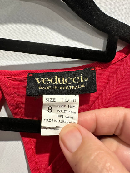 Veducci – Pink/Red Kaftan Tunic Dress (or top)